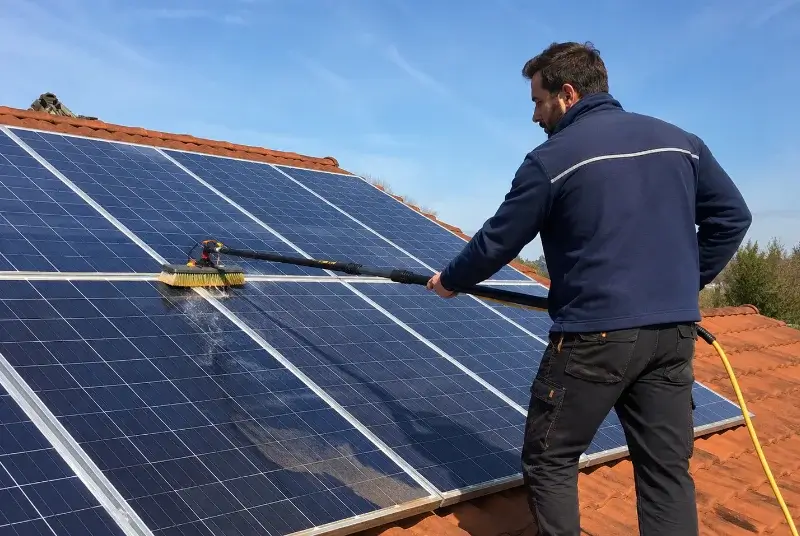 Nettoyage et entretien de panneaux solaires à Wattrelos
